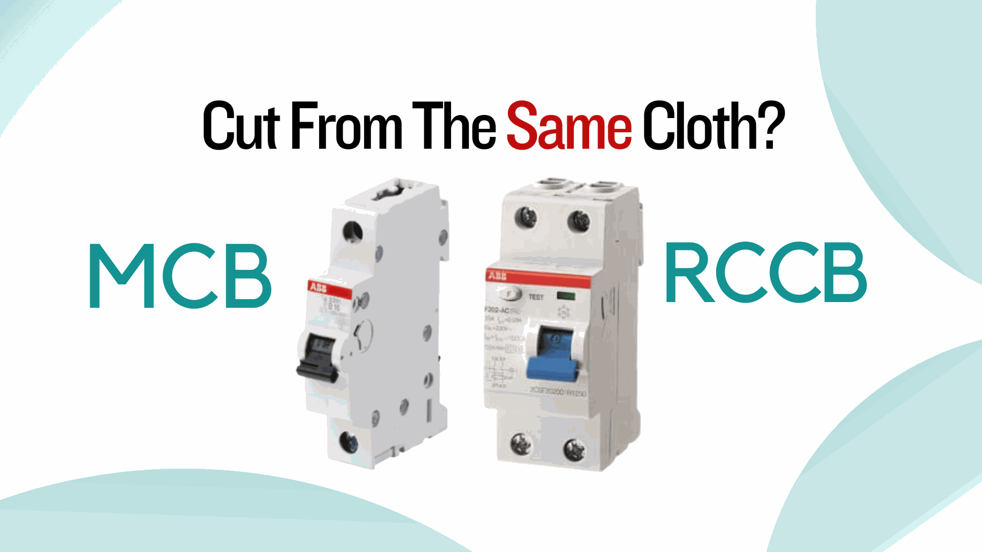 MCB vs RCCB | AMT Electric Business Website