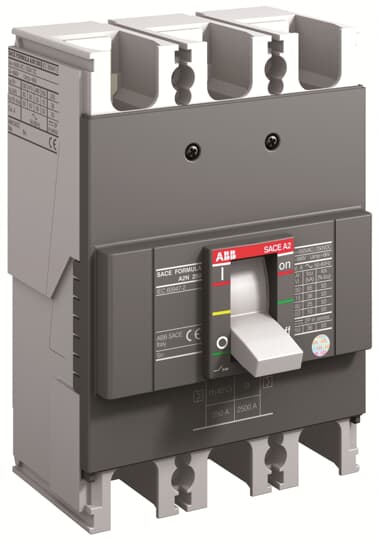A2N 250 TMF 200-2000 3p F F (MCCB, 200AT/250AF, 3P, 36 kA, FIXED THERM. MAGNET. TRIP UNIT)