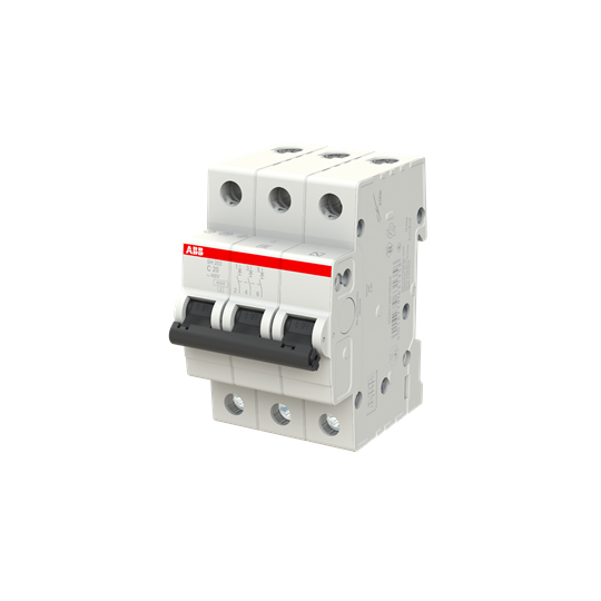 SH203-C 20 (MCB, 20A, 3P, 6 kA, IEC/EN 60898) 