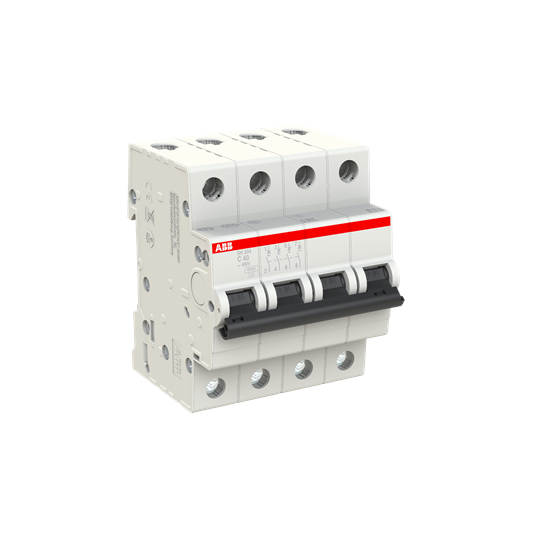 SH204-C 40 (MCB, 40A, 4P, 6 kA, IEC/EN 60898) 