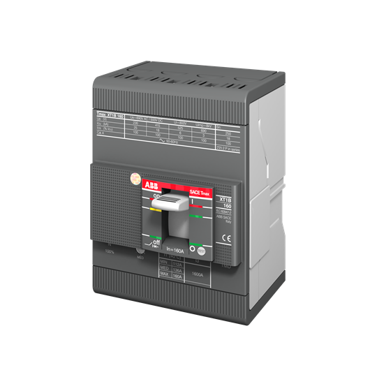 XT1N 160 TMD 40-450 4p F F (MCCB, 40AT/160AF, 4P, 36 kA, THERM. MAGNET. TRIP UNIT)