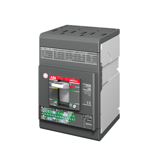 XT2S 160 Ekip LSIG In=63A 3p F F (MCCB, 63AT/160AF, 3P, 50 kA, LSIG, ELECT. TRIP UNIT)