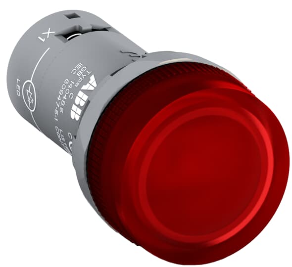 COMPACT PILOT LIGHT, CL2-523R Red LED 23