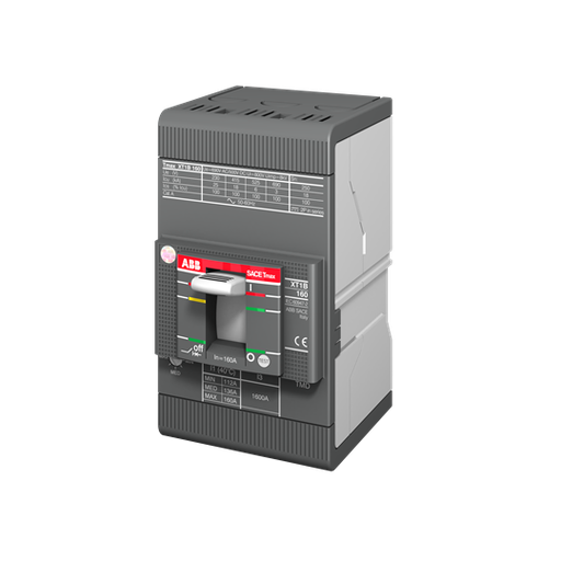 [1SDA067411R1] XT1N 160 TMD 32-450 3p F F (MCCB, 32AT/160AF, 3P, 36 kA, THERM. MAGNET. TRIP UNIT)