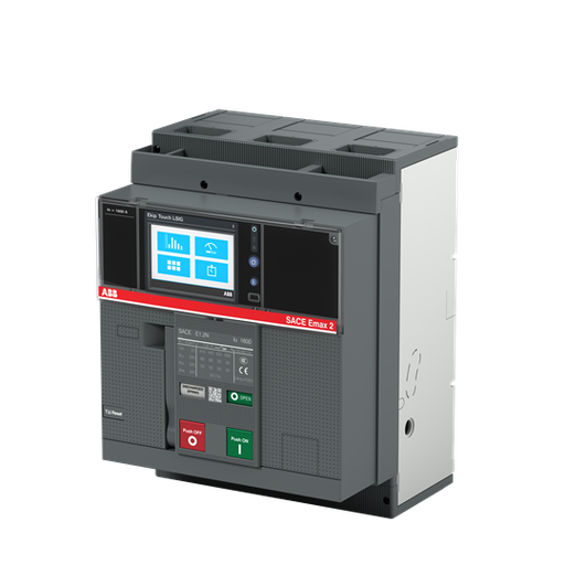[1SDA070845R1] E1.2N 1250 Ekip Touch LSI 3p F F (ACB, 1250AT/1250AF, 3P, 66 kA, FIXED, LCD DISPLAY)